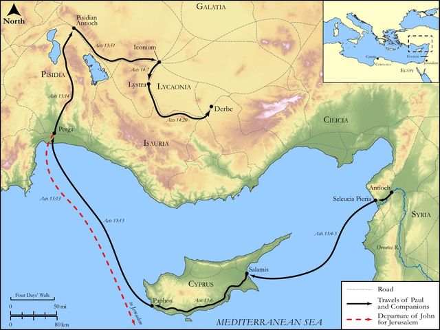 Paul's First Missionary Journey (Part 1)