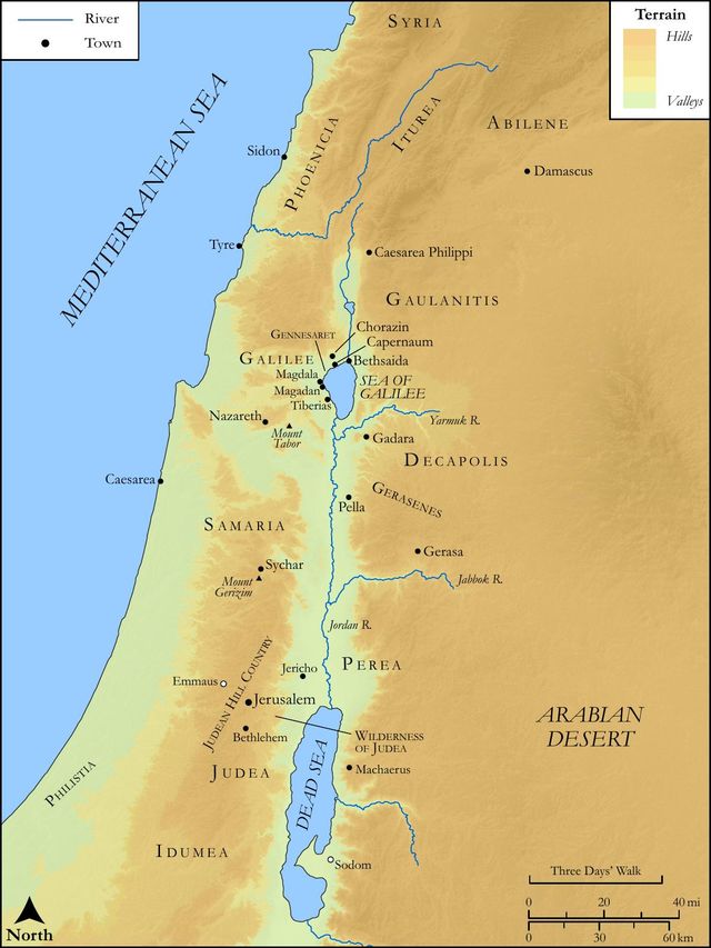 All Matthew Sites (Levant)