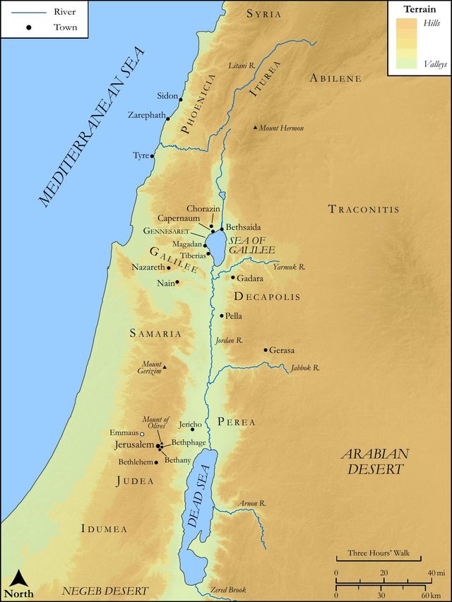 All Luke Sites (Levant)