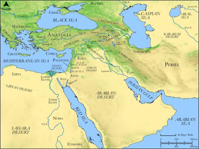 Physical Geography of the Ancient Near East