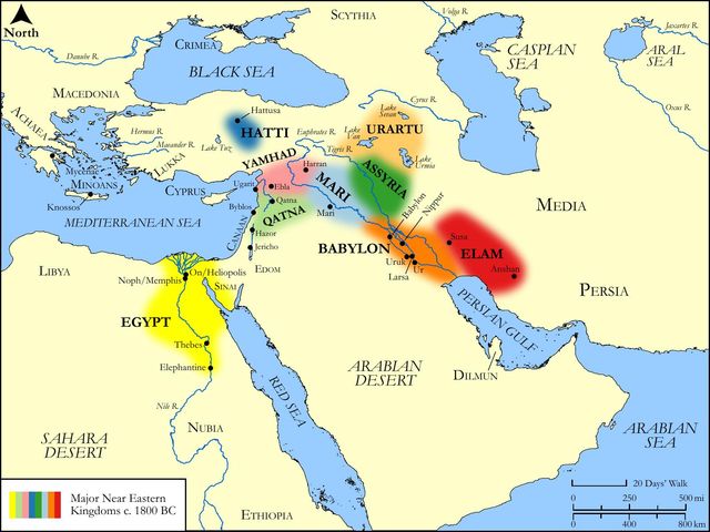 The Near East in the Middle Bronze Age