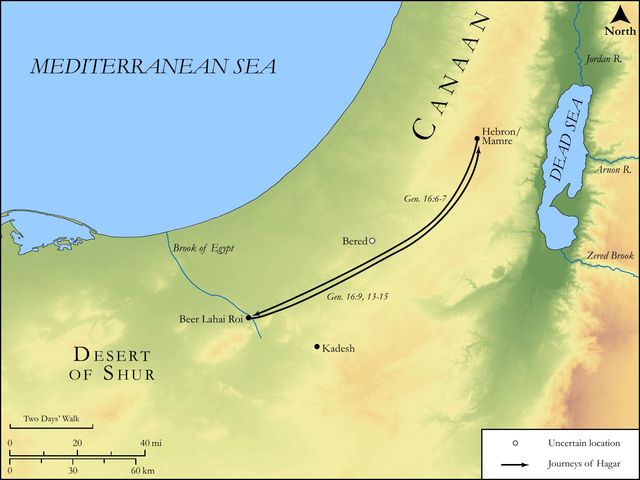 The Flight and Return of Hagar