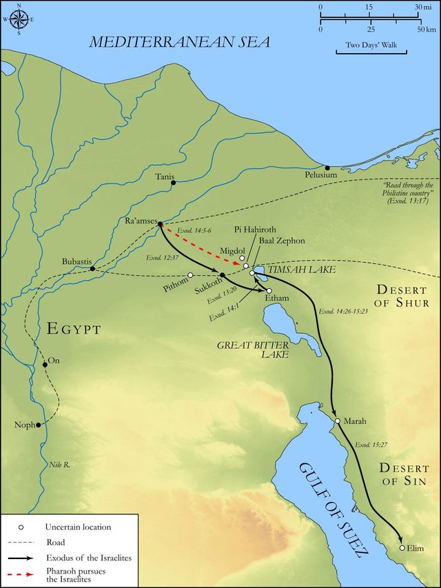 The Exodus: From Egypt to Elim