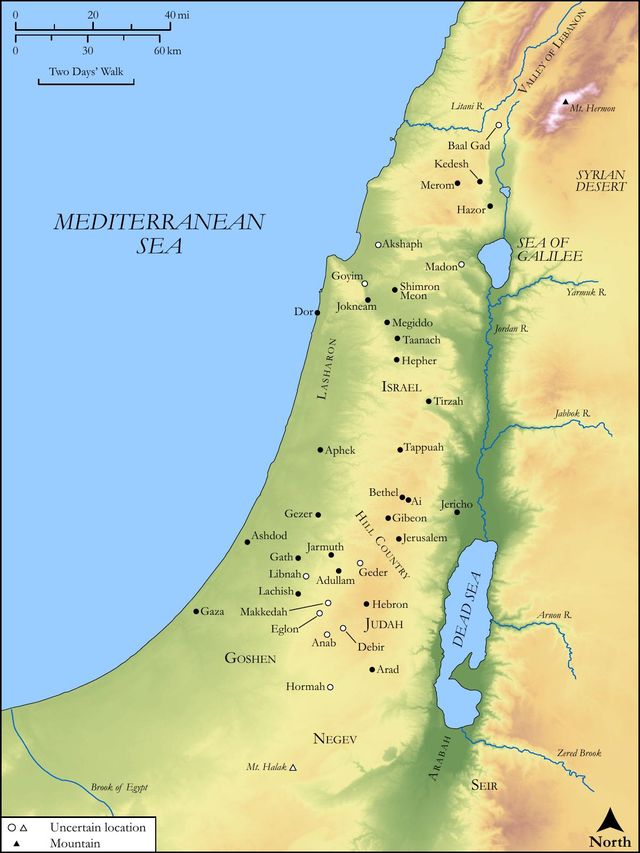 Overview of Joshua’s Conquests