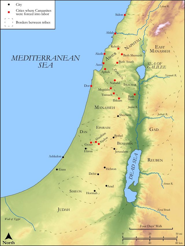 Israel Fights the Remaining Canaanites