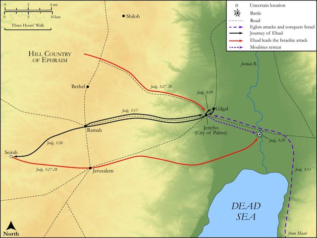 Ehud and Moab