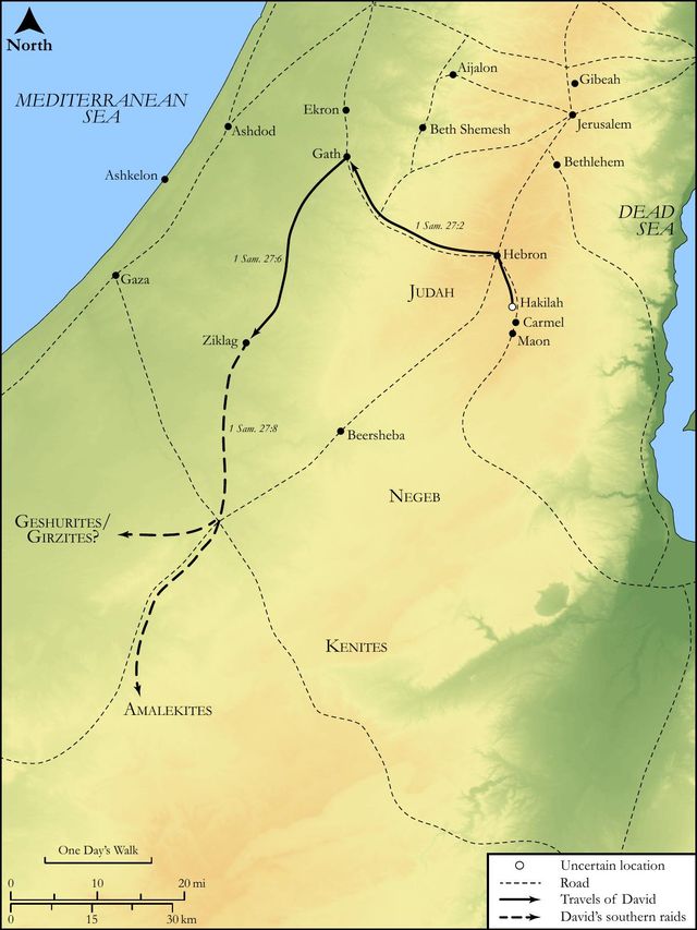 David Among the Philistines