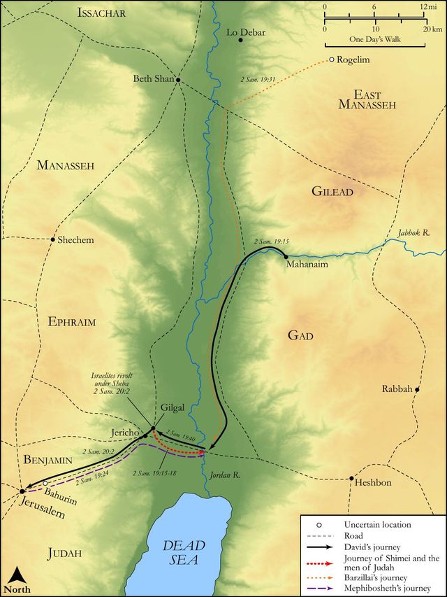 David Returns to Jerusalem