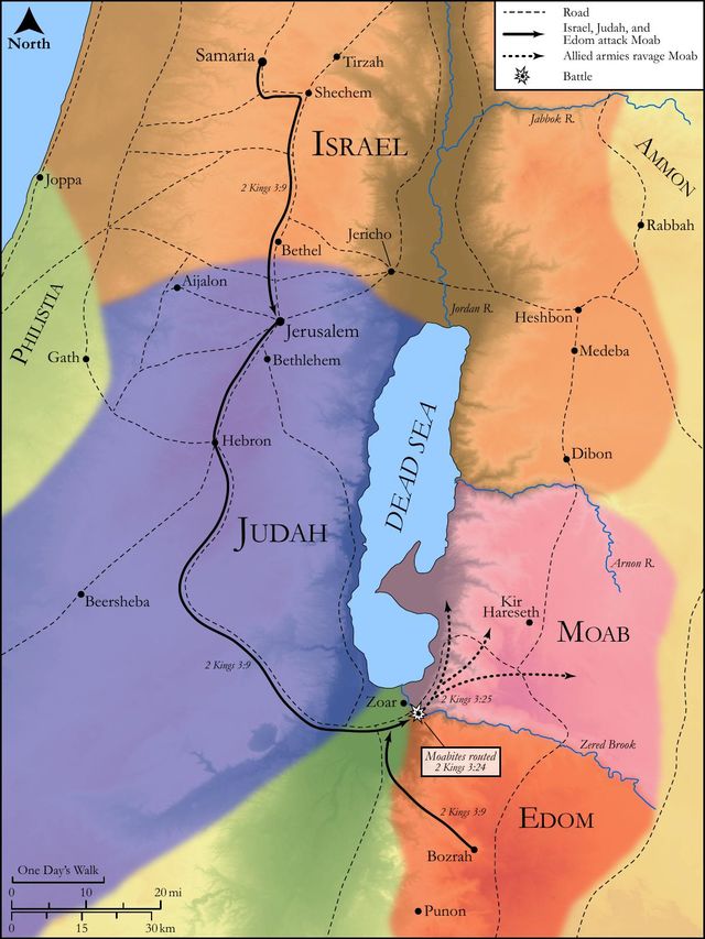 Joram, Elisha, and the Revolt of Moab