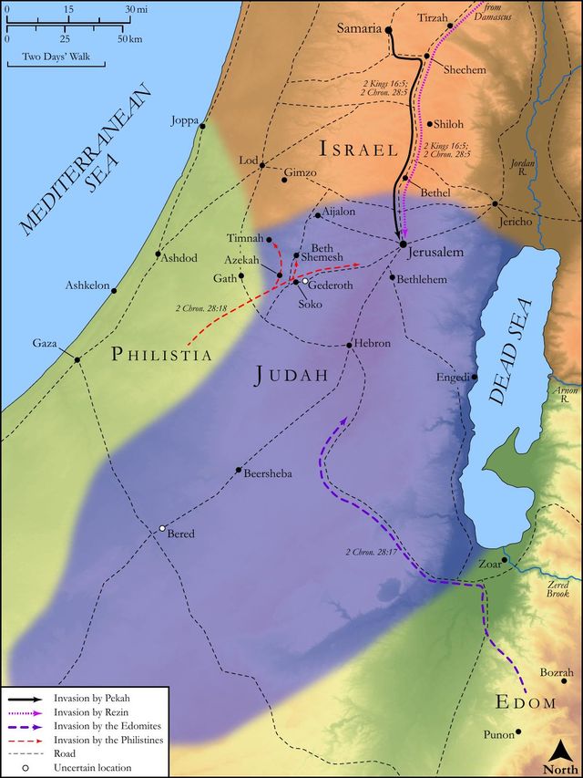 Invasions of Judah during the Reign of Ahaz