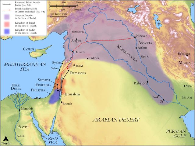 Isaiah Prophesies the Fall of Israel