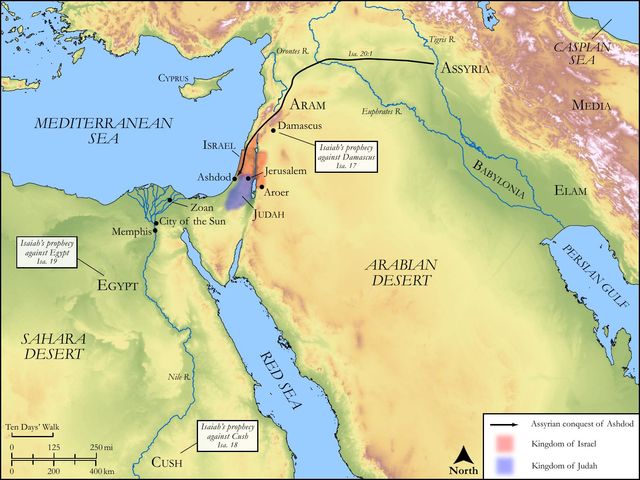 Prophecies Against Damascus, Cush, and Egypt