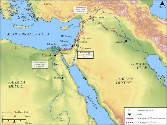 Prophecy Against the Egyptians and Philistines