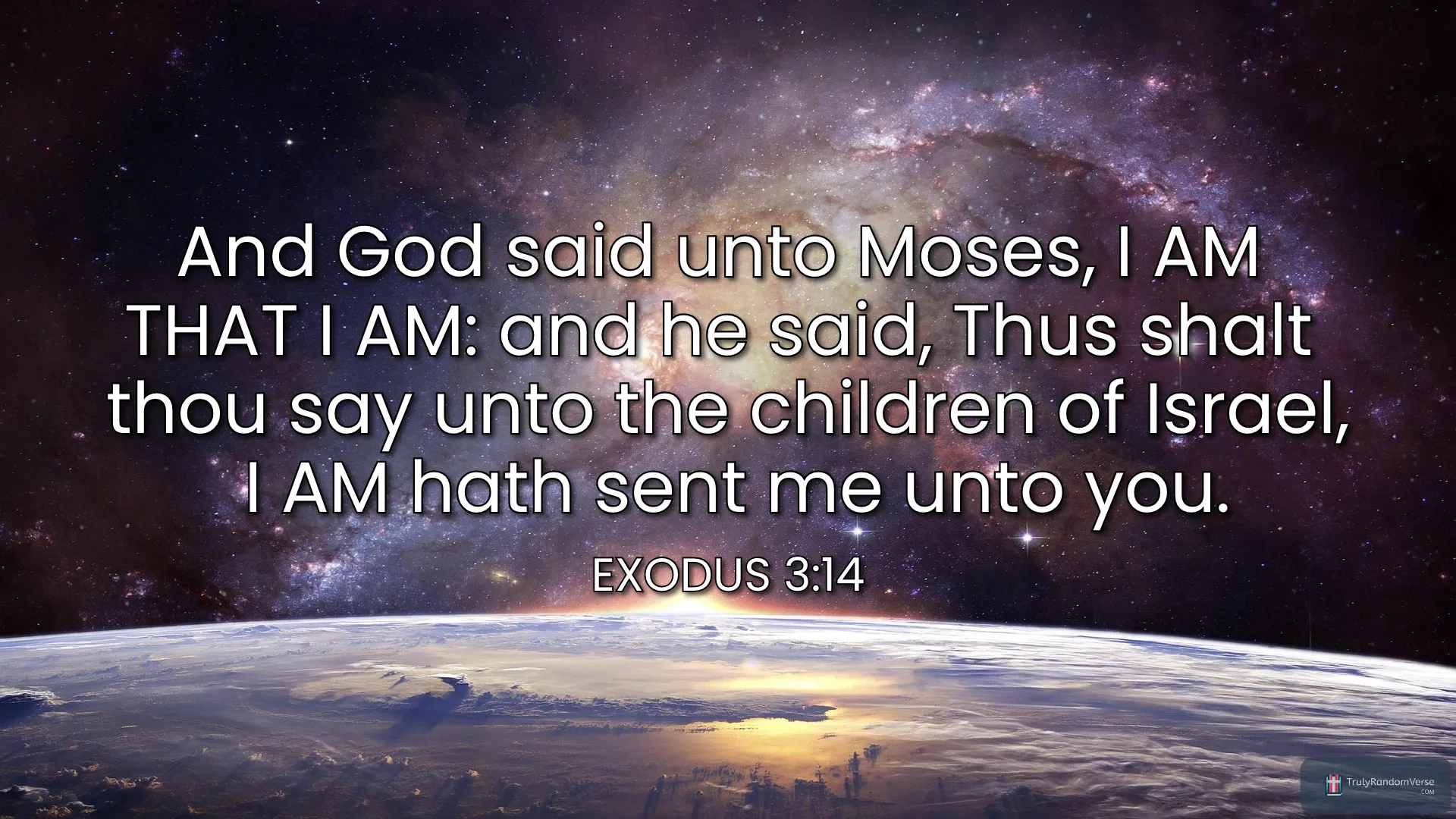 Image for Exodus 3:14 by Faisal