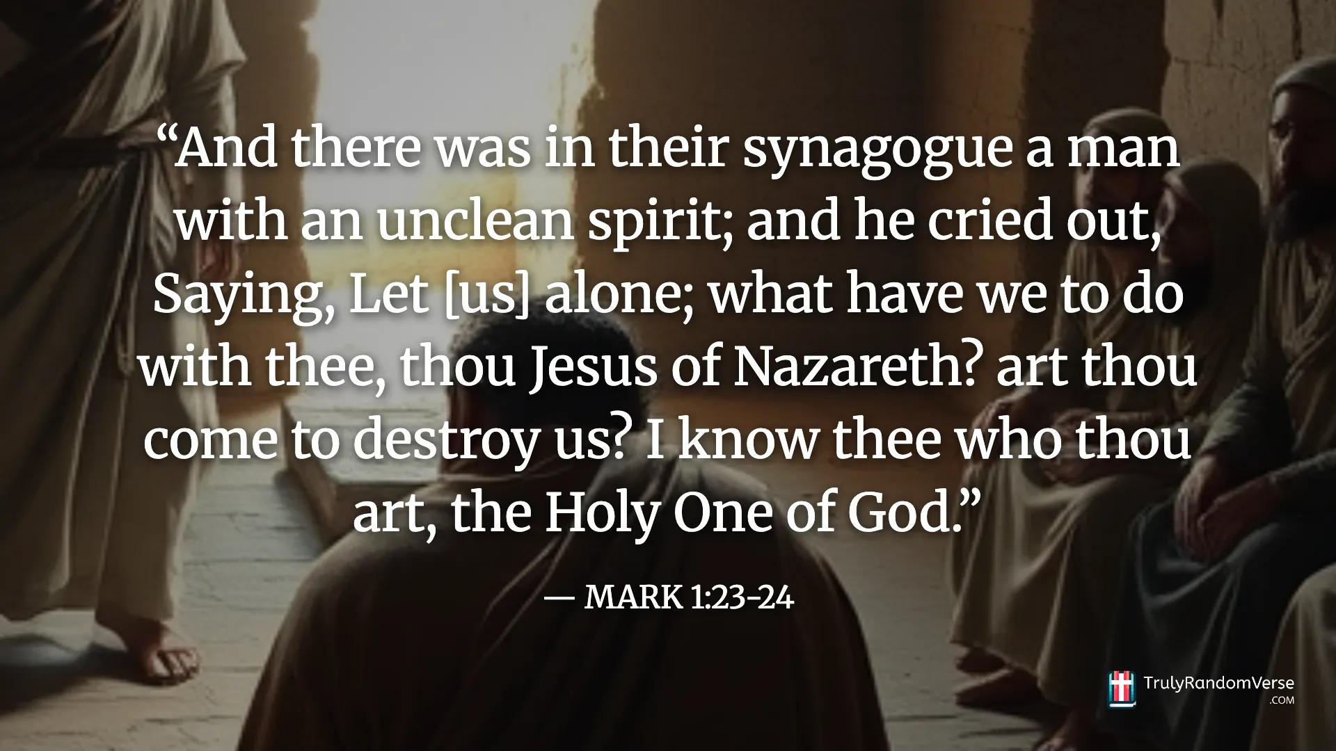 Mark 1:23-24