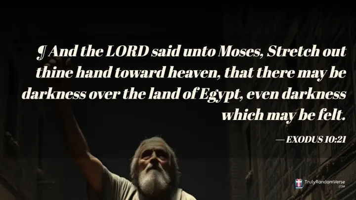 EXODUS 10:21