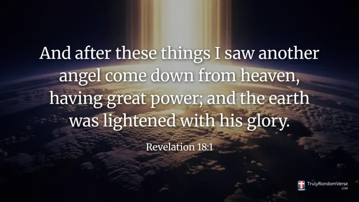 Revelation 18:1